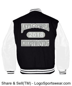 Jayscottia "Keep it Moving" Varsity jacket Design Zoom